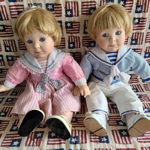 Set of Sailor Porcelain twins